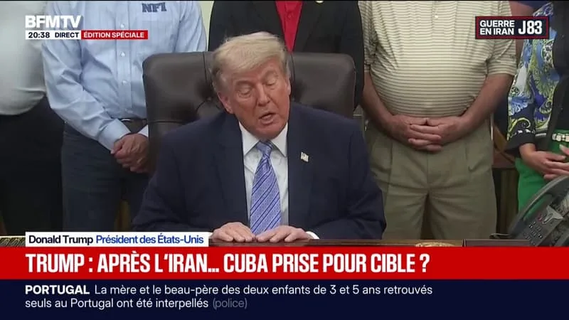 “JE VEUX AIDER CUBA POUR DES RAISONS HUMANITAIRES”, AFFIRME DONALD TRUMP