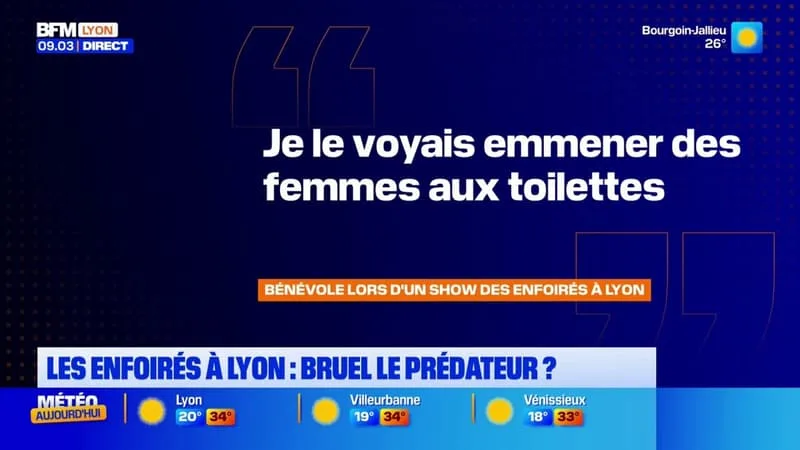LES ENFOIRÉS À LYON : PATRICK BRUEL LE PRÉDATEUR ?