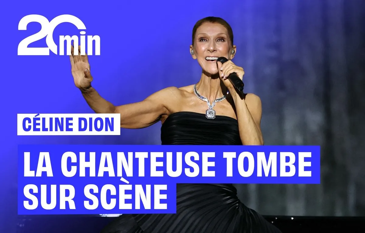 CÉLINE DION CHUTE SUR SCÈNE ET OUBLIE LES PAROLES DE « POUR QUE TU M’AIMES ENCORE »
