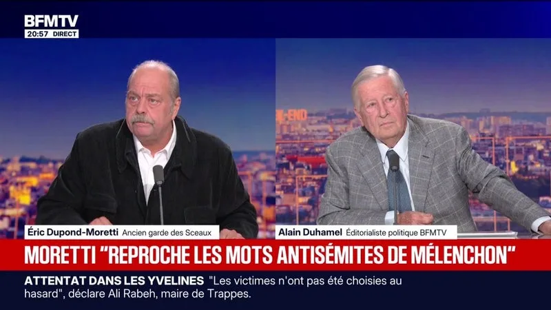 JEAN-LUC MÉLENCHON A EU DES MOTS « QUI SONT UNE EXPRESSION DÉBRIDÉE D’UN ANTISÉMITISME INSUPPORTABLE », DÉNONCE ÉRIC DUPOND-MORETTI