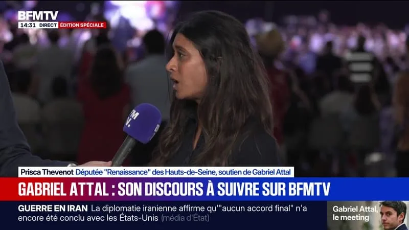 MEETING DE GABRIEL ATTAL: « IL N’Y AURA PAS DE PETITE PHRASE DE MA PART À L’ATTENTION D’EDOUARD PHILIPPE », DÉCLARE PRISCA THEVENOT