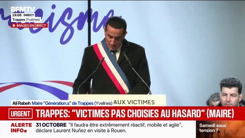 HOMMAGE À TRAPPES: « LE RASSEMBLEMENT NATIONAL A ASSURÉ LA TRANSMISSION DE LA HAINE », DÉNONCE ALI RABEH, MAIRE GÉNÉRATION.S DE LA VILLE