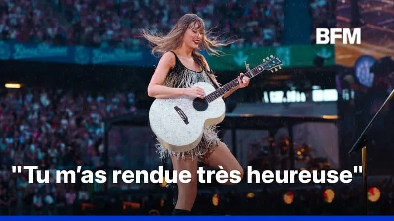 TOUCHÉE PAR LE GESTE DE CETTE FAN ÂGÉE DE HUIT ANS, TAYLOR SWIFT LUI OFFRE UNE GUITARE