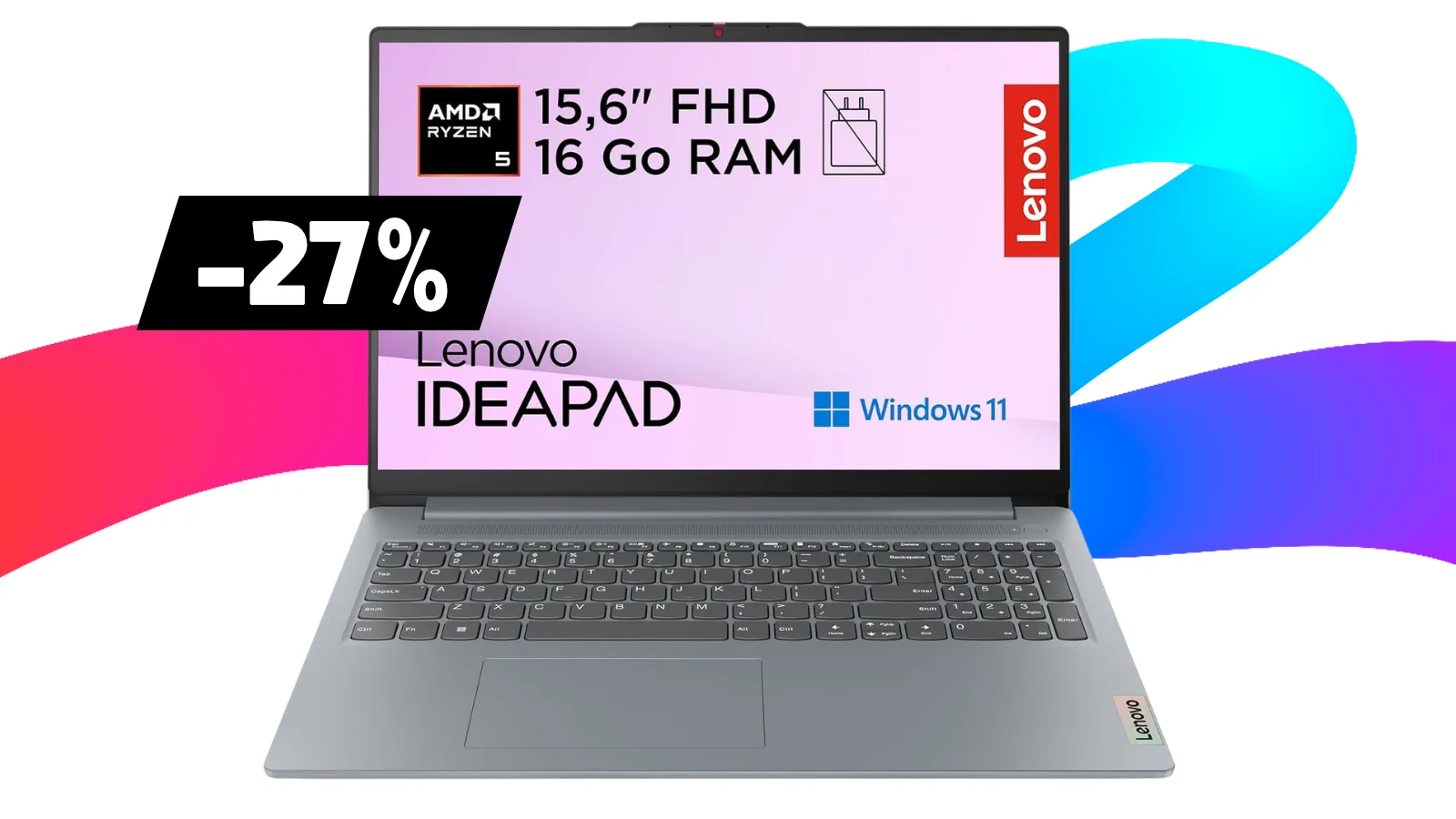 BESOIN D’UN PC PORTABLE POUR TRAVAILLER ET VOUS DIVERTIR ? CE LENOVO IDEAPAD SLIM 3 PASSE À 659,99 € CHEZ AMAZON