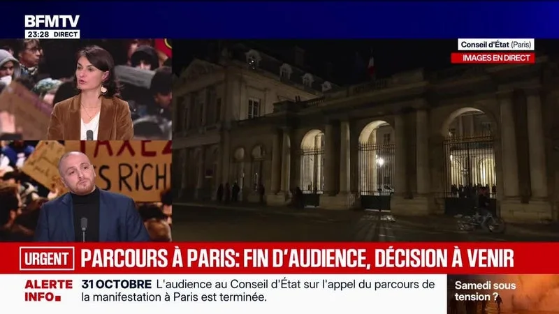 PARCOURS À PARIS : FIN D’AUDIENCE, DÉCISION À VENIR – 30/10