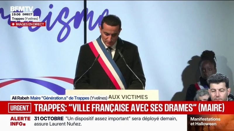 HOMMAGE À TRAPPES: ALI RABEH, MAIRE GÉNÉRATION.S DE LA VILLE, REMERCIE LES FORCES DE L’ORDRE DE LEUR INTERVENTION ET « POUR LEUR COURAGE ET LEUR RÉACTIVITÉ »