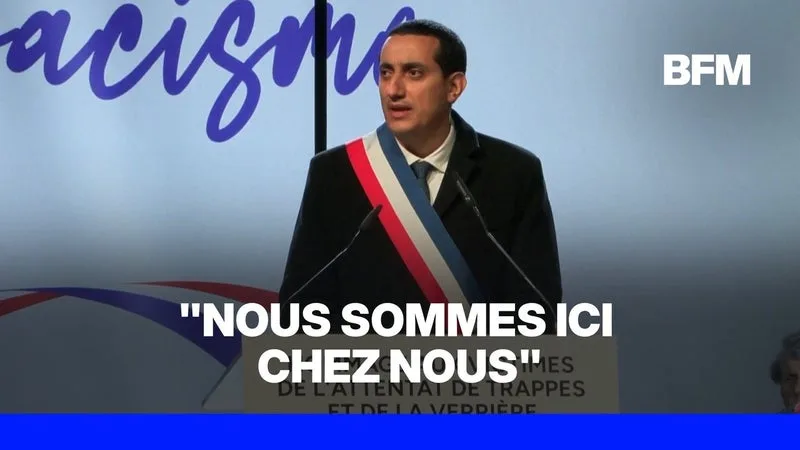 HOMMAGE À TRAPPES: « LA FRANCE, C’EST NOUS », LANCE ALI RABEH, LE MAIRE DE LA VILLE