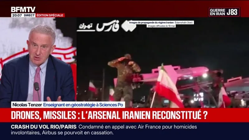 ARSENAL IRANIEN: “IL N’EST PAS DU TOUT EXCLU QUE LES IRANIENS AIENT PU RELANCER UNE PRODUCTION DE MISSILES BALISTIQUES”, EXPLIQUE NICOLAS TENZER, ENSEIGNANT EN GÉOSTRATÉGIE À SCIENCES PO