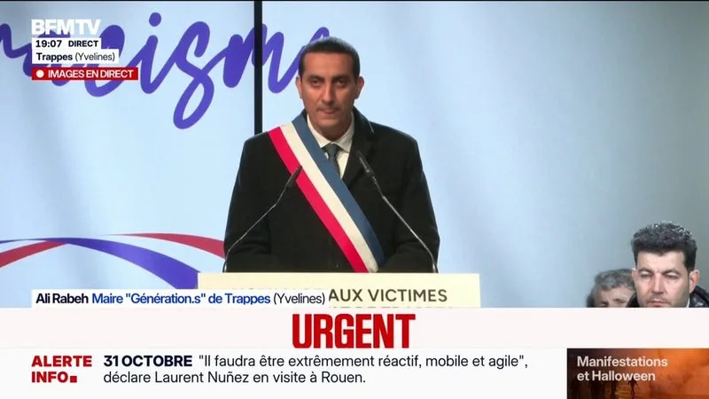 HOMMAGE À TRAPPES: « L’ASSASSIN N’A PAS CHOISI SES VICTIMES AU HASARD », DÉNONCE ALI RABEH, MAIRE GÉNÉRATION.S DE LA VILLE