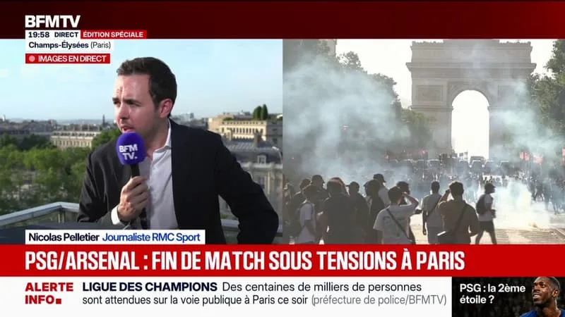 PSG-ARSENAL: ALORS QUE LA FIN DU MATCH APPROCHE, LA TENSION MONTE À PARIS
