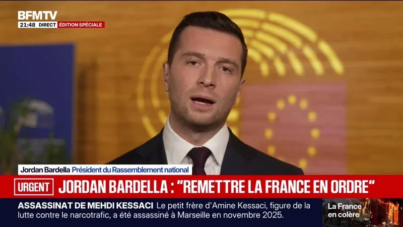 VIOLENCES DU 17 OCTOBRE: « LE POUVOIR A ABDIQUÉ », ESTIME JORDAN BARDELLA, PRÉSIDENT DU RASSEMBLEMENT NATIONAL