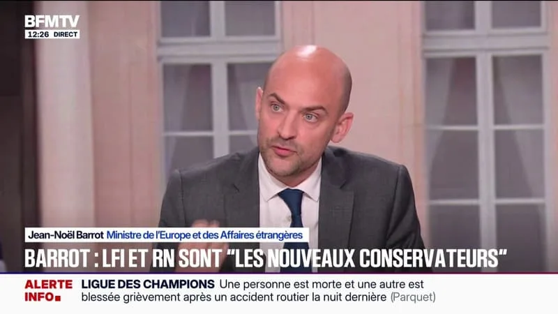 JEAN-NOËL BARROT: « LES EXTRÊMES DE DROITE COMME DE GAUCHE ONT EN COMMUN D’ÊTRE LES NOUVEAUX CONSERVATEURS (…) QUI N’ONT COMME SEUL PROJET POLITIQUE QUE DE DRESSER LES FRANÇAIS LES UNS CONTRE LES AUTRES »
