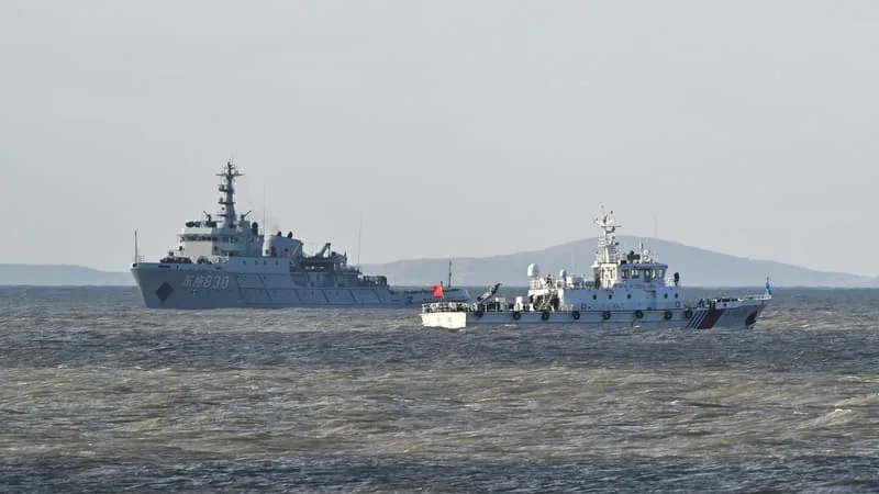 TAÏWAN AFFIRME QUE LA CHINE A DÉPLOYÉ « PLUS DE 100 NAVIRES » DANS LES EAUX RÉGIONALES