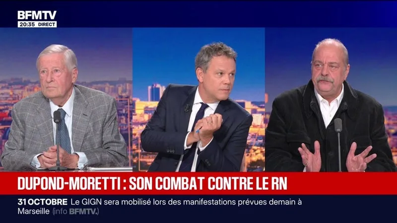 RN: « JE NE CROIS PAS À LA DÉDIABOLISATION, JE CROIS À LA DISSIMULATION », DÉNONCE ÉRIC DUPOND-MORETTI, ANCIEN GARDE DES SCEAUX