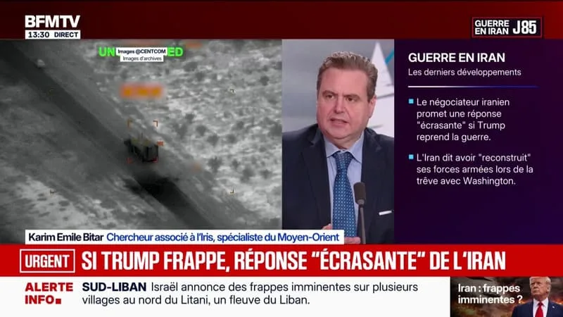 GUERRE AU MOYEN-ORIENT: L’IRAN MENACE D’UNE RÉPONSE MILITAIRE « ÉCRASANTE »