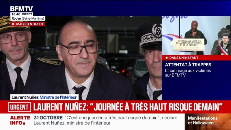 MANIFESTATION DU 31 OCTOBRE: « ON VA FAIRE APPEL », RÉAGIT LAURENT NUÑEZ À L’AUTORISATION DU PARCOURS BASTILLE-NATION À PARIS