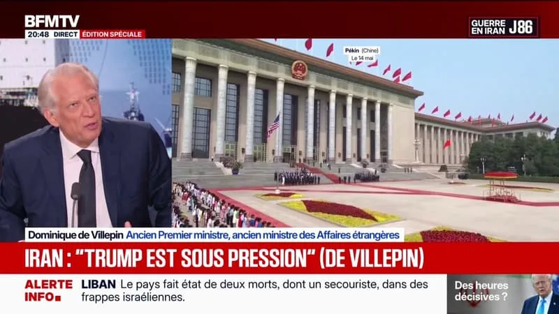IRAN: « CETTE AVENTURE AMÉRICAINE EST UN FIASCO », OBSERVE DOMINIQUE DE VILLEPIN, ANCIEN PREMIER MINISTRE