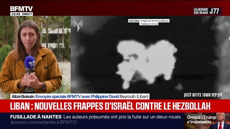 LIBAN: L’ARMÉE ISRAÉLIENNE CONTINUE SES FRAPPES CONTRE LE HEZBOLLAH