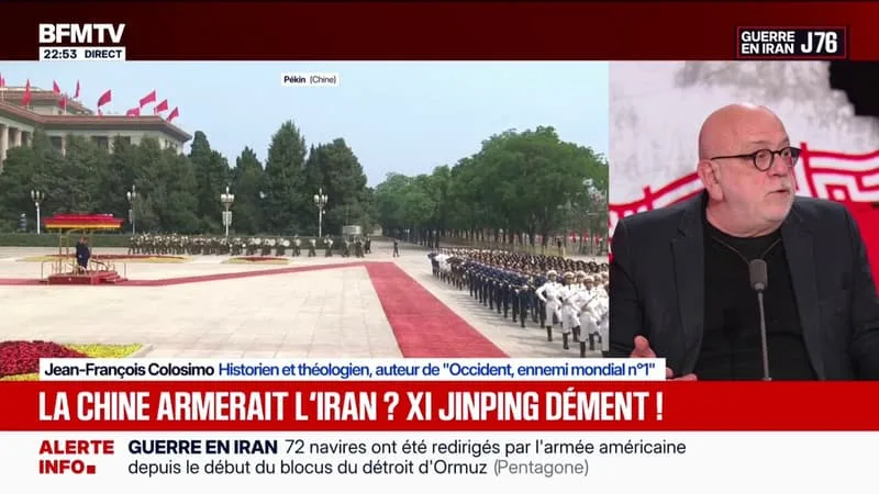 “LE GRAND COUP RÉCENT DE LA DIPLOMATIE CHINOISE, C’EST LA SIGNATURE D’UN ACCORD DE PAIX ENTRE L’ARABIE SAOUDITE ET L’IRAN”, RAPPELLE JEAN-FRANÇOIS COLOSIMO, HISTORIEN ET THÉOLOGIEN
