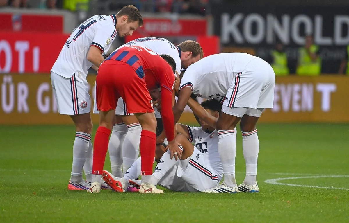 BAYERN MUNICH : JAMAL MUSIALA FAIT UN MALAISE ET S’EFFONDRE EN PLEIN MATCH POUR LA DEUXIÈME FOIS EN QUATRE JOURS