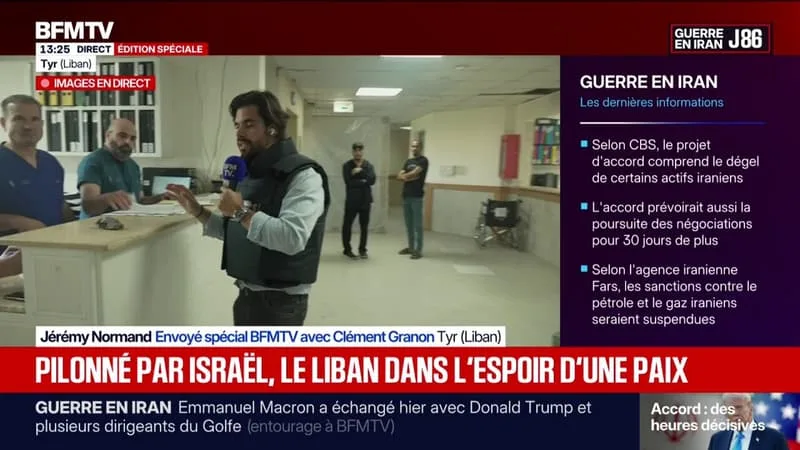 GUERRE AU MOYEN-ORIENT: LES FRAPPES ISRAÉLIENNES RENDENT DIFFICILE LA PRISE EN CHARGE DES PATIENTS DANS UN HÔPITAL DE TYR, AU LIBAN